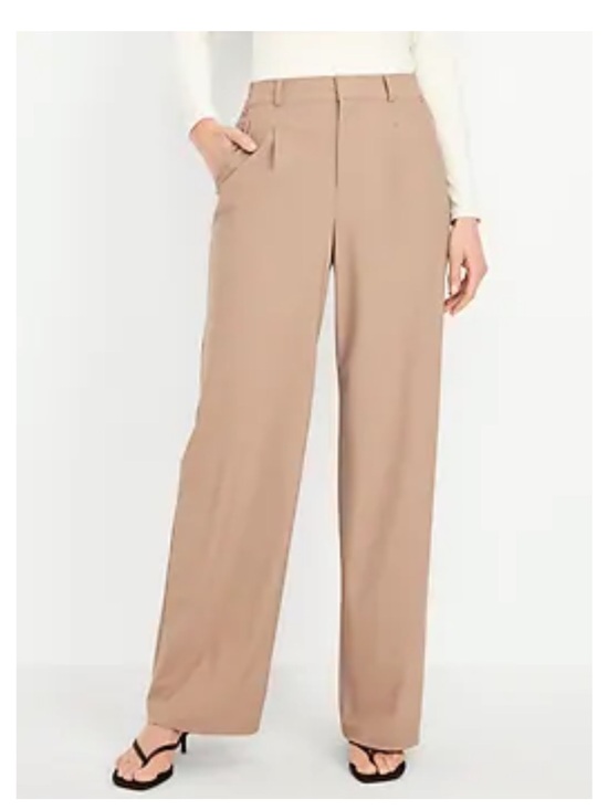 Old Navy Pants - NEW! Old Navy High-Waisted SleekTech Trouser Pants | Women’s Size Medium Petite